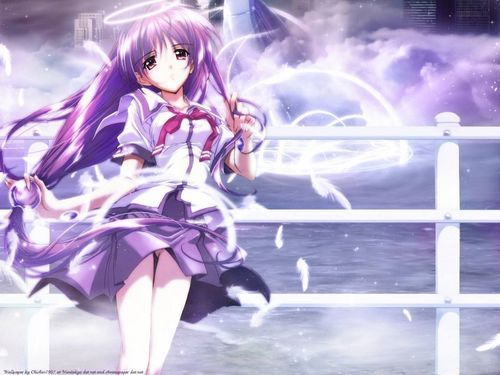 This is simply Yuki from a human school she goes to.