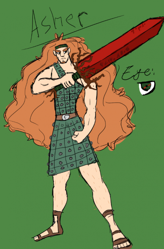 Drew him in, like, 20 minutes. Wanted to get the idea of his look down without forgetting about it
