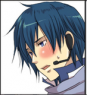 Kaimu's nervous expression