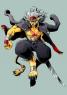 Shutai in the Bancho form, which while powerful on it's own can achieve an even more powerful state called Burst Form.