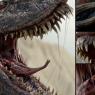 Just a few simple photos of a dragon's mouth upclose, and the horns of a dragon.