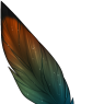 Since the acceptance of their union by their stars, Lette and Eltanin both grew a melded feather; hers grows on the left side, near the base of her ear, where she keeps the first feather he ever gifted her of his own.