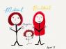 My silly stick figure drawin of Mikhail, Magnus, and Balthial!