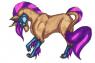 An earlier image done of Lyack in her feral state.