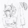 Anikue when he's older and currently homeless with shabby clothes :P