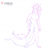 Reference WIP Sketch by AzKai for AzKai's male form