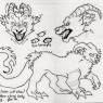 Beast form, concept sketches