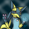 Finally drew my shiny Lucario from Sword