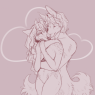 Ailuin & Kaeda sharing a tender moment <3