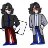 First outfit: Hitman outfit/Second outfi: Doctor outfit