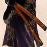 View of the decorative sheaths which were likely expensive and probably copies from someone far more skilled.