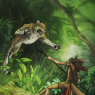 Izél may be an artist, but being born in the untamed rainforests he has wield weapons to safe his life.