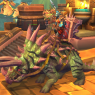 Aniana's Direhorn mount. Gifted to her by Torcali herself.