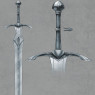 A runic magic sword. When conditions are right, it has the potential to hold a soul and great power