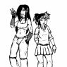 Chiyo and Morwen during their days as college roommates