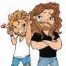 Cute Russ & Jess chibis!