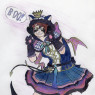 A full color thigh up. Ilakha poses in an All Saints' Wake costume as a black cat. Her speech bubble reads, "Boo!"