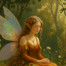 Nevi serves as the personal bodyguard to the Autumn Prince in the Fae World. When attending courtly sessions, she often dresses accordingly.