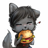 Danny enjoying a tasty burger~