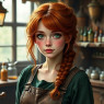 Landlady of the Unicorn Tavern in Swansmeade