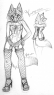 Everyday corset and inconspicuous attire of this Vixen