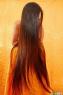 A front view to show how the hair parts & the length of the bangs.