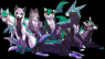 From left to right: Athrena, Allune, Altheron, Orphic, Azaphos, Alaira, Aeyden
