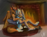 Zaheed with Asteroid, d'aww they are cute. Done by Archery