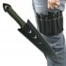 Found on her right thigh, this holster holds all her throwing daggers, making it easy for her to grab and throw.