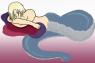 An old picture I made of his "naga" form.