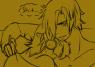 A picture a friend drew of Miyaku and Xander