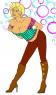 My final design for heroutfit. Delishly skanky, no?