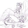by hindrance