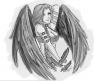 Scarlet drawn as a death angel by GuardianOfShadows from deviantART.