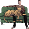 Al in his cheetah form, cuddling with the bf. Done by FreeJayFly and commissioned by f0x! <3