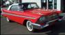 A classic cherry red Plymouth Fury