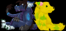 Me and mah best friend sherbert =) spike 'n' ginger collab