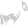 Left - Mostly on left side of chest, Pack Symbol; Right - Left arm, personal symbol
