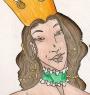 Another very old drawing. However it captures her facial features more or less.