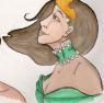 An older profile of Gwen. In attempt to capture her soft subtle features.