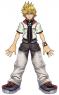 When Roxas is entered into the fake Twilight Town, he takes on this, more 'somebody', appearence.