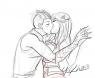Aww, seems like he caught her!