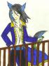 On the deck of his former ship - The Lunar Reaper