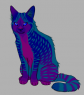 Vyzton's Cat form! Colors by Kaze, Lineart by Insol on DA