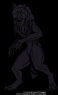 Full Body Image of Shadow's Werewolf Form