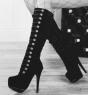 these are Gen's boots but her's are leather
