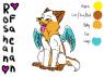 Roshan as a pup, the artist who drew this for me was Mauston~ She just got creative with the wings, Roshan did not actually have them Icly