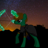 Archer as a pony, made by a friend