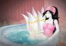 Mizuki loves baths, especialy in hot ones.