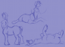 Learning more of how to draw diffrent poses with Della